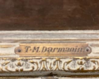 T. M. Darmanin oil painting. Signed by artist. Photo 2 of 2.