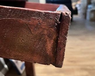 Reclaimed Wood Console 58x16x30 $250