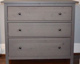 Grey Ikea dresser