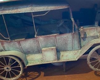 Figural Touring Car Weather Vane 