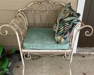 Ornate Metal Outdoor Chair