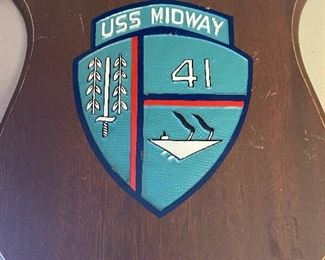 USS Midway Plaque