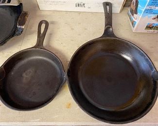 Cast Iron Frying Pans (Wagner)