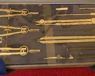 Vintage Drafting Set