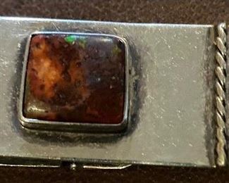 Sterling Southwestern Tie Clip