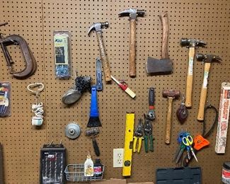 Assorted Hammers and Clamps
