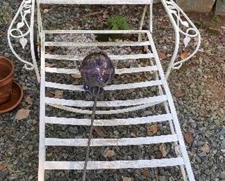 Vintage Metal Outdoor Loungers