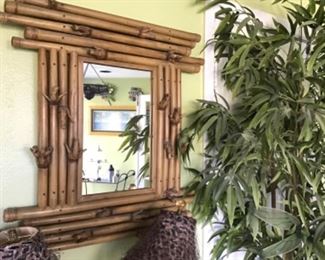 Bamboo Mirror, artificial Tree