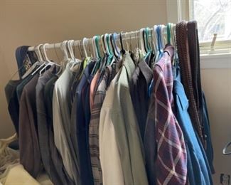 men's clothing (some vintage, various sizes)