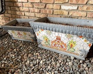 Tiled Planters