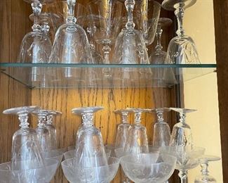 Vintage glassware (crystal)