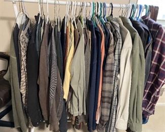 Men's clothing (vintage and new)