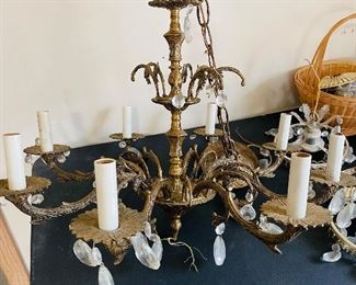 Vintage light fixtures and decor