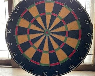vintage dart board
