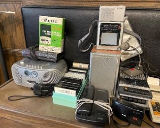 electronics and stereo equipment