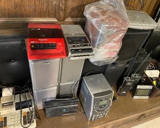 electronics and stereo equipment