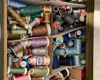 Spools and spools of thread in every color and style