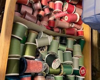Spools and spools of thread in every color and style