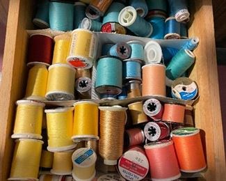 Spools and spools of thread in every color and style