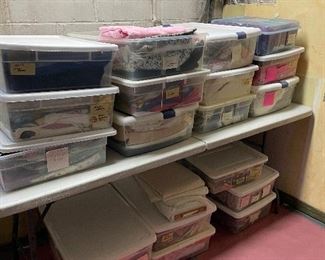 HUGE selection of well sorted fabric