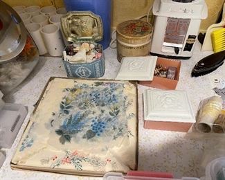 HUGE selection of craft supplies, vintage crafting items