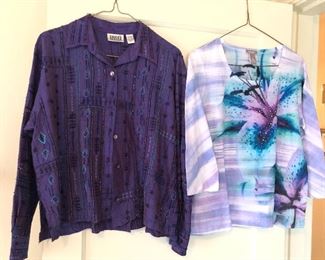 Colorful tops by Chico’s (size 1 = small)