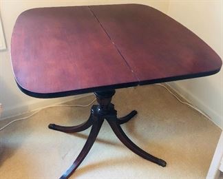 With top open (as shown top is 32” x 32”)