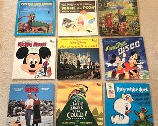 Vintage kids records - Disney & more