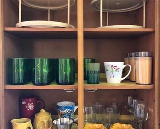 Glassware. lazy susans & more