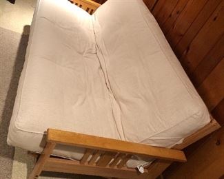 Futon sofa (double bed size) - as shown 79.5”L, 40”D
