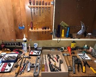 Assorted hand tools