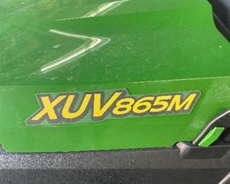  2018 XUV Gator 865m 68 hours 