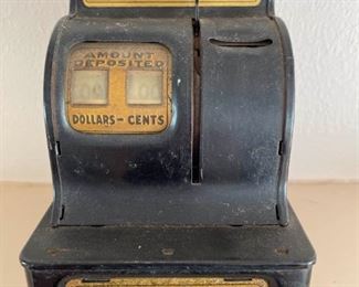 Vintage Uncle Sams Three Coin Bank