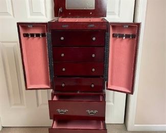 Vintage Jewelry Armoire