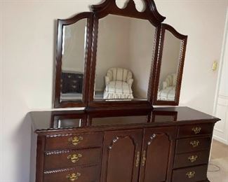 Drexel Heritage Dresser with Mirror