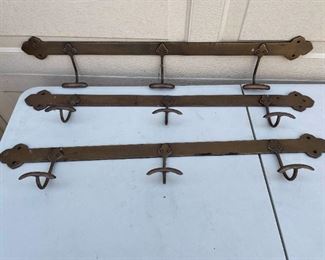 Set of Three Metal Racks