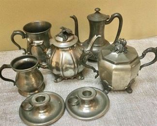 Collection of Pewter