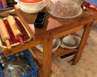 Kitchen butcher block