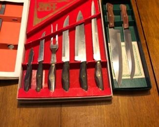 Jet Cut (Japan) cutlery set. Maxam carving set