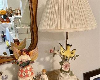 Vintage Bird Lamp