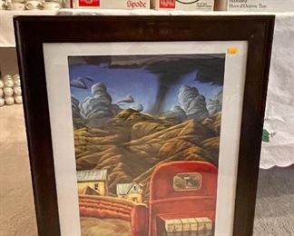 Sante Fe Wine & Chile Fiesta 2013 Signed Framed Print