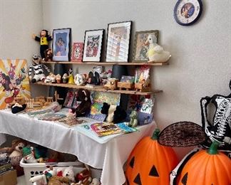 Vintage Blow Mold Light Up Pumpkins, 