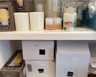 Battery Operated Candles, Skanse Ivory Candles Neiman Marcus