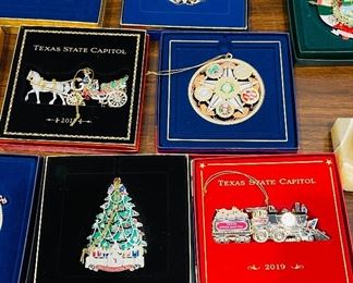 Texas State Capitol Christmas Ornament Collection