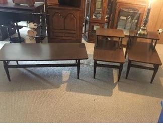 Mid century modern side/coffee tables 