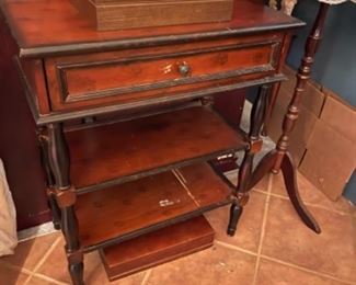 small mahogany table