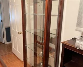 One of many curio cabinets