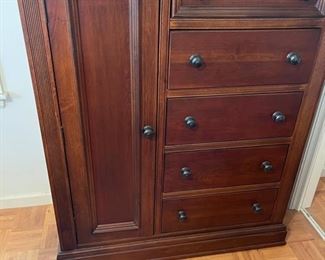 chest of drawers in master bedroom