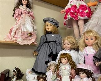 Large scale dolls, numbers indicate our inventory number.