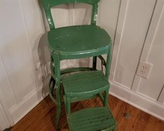 Vintage Cosco Step Ladder Chair